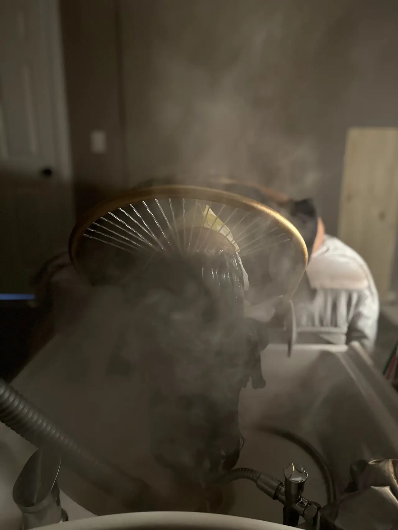 The Hair Play Spa treatment room during a head spa service